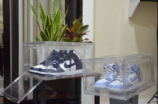 ACRYLIC SHOE BOX (Front and Side Door)