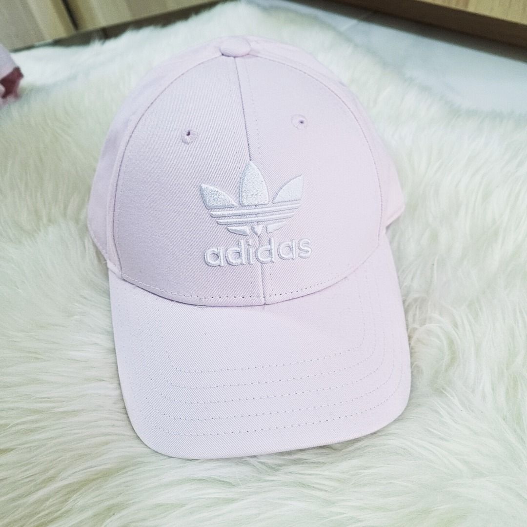 Adidas baby pink baseball cap