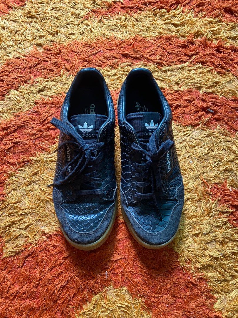 ADIDAS CONTINENTAL 80 CORE BLACK Men s Fashion Footwear
