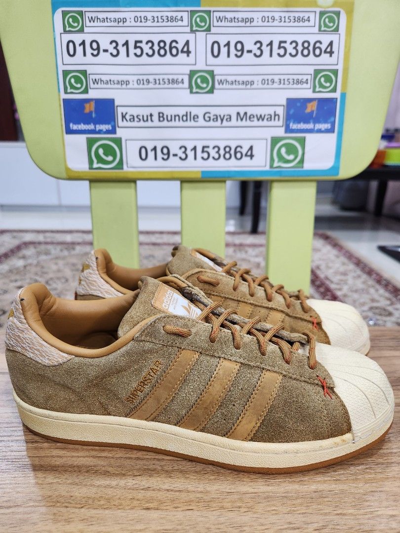 Adidas superstar shop marrom