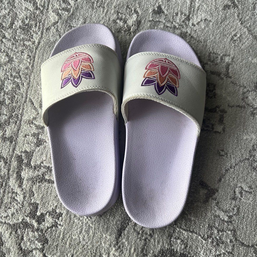 Purple and top gold slides