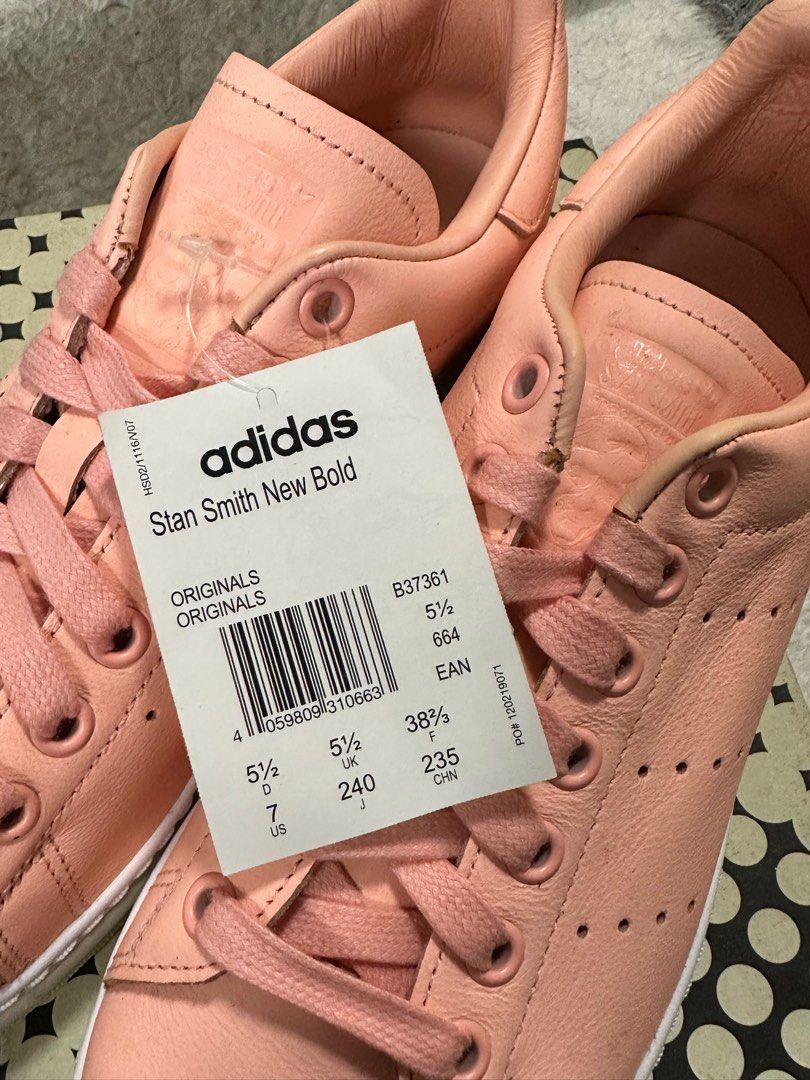 Adidas Stan Smith New Bold Women s Fashion Footwear Sneakers on