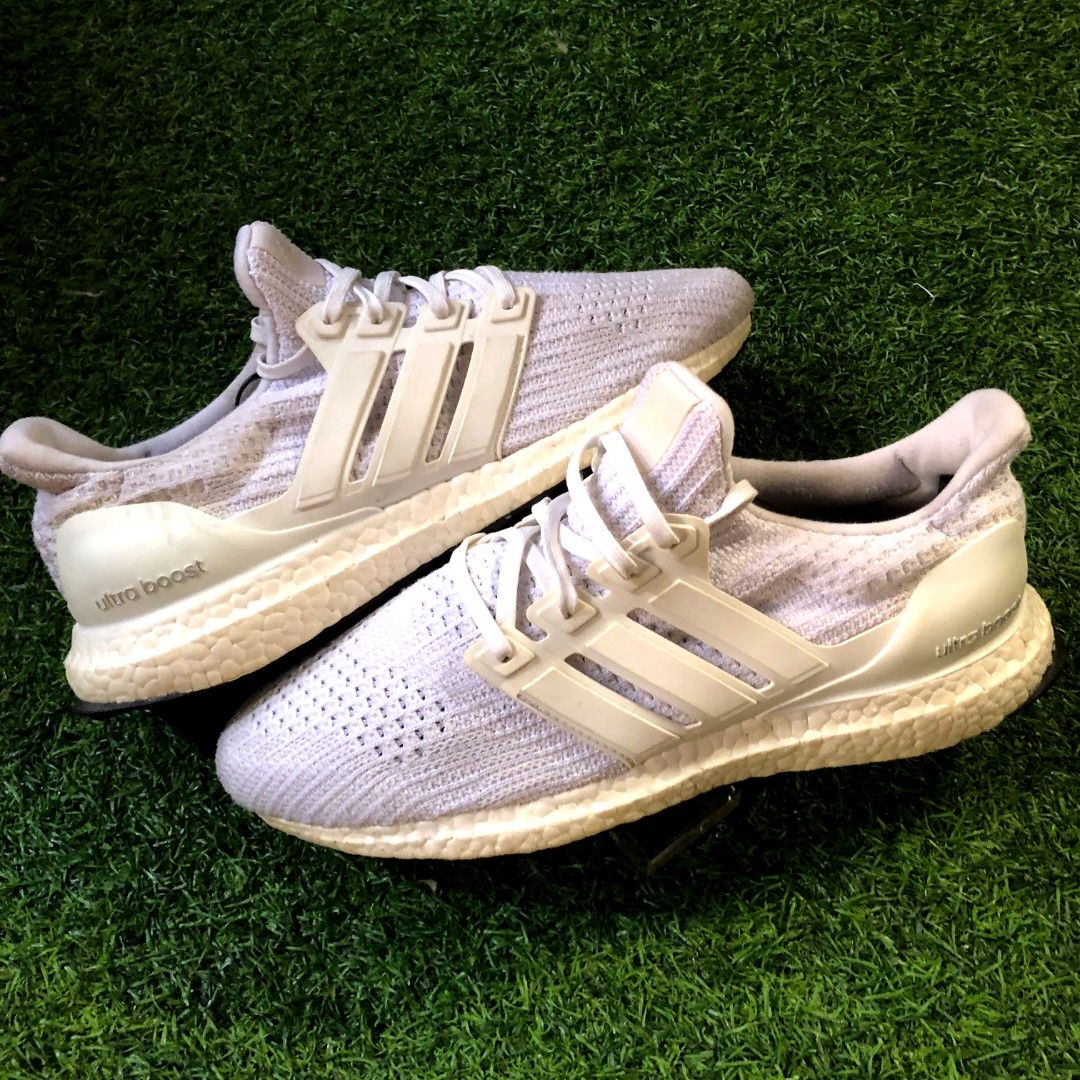 Dirty triple sales white ultra boost