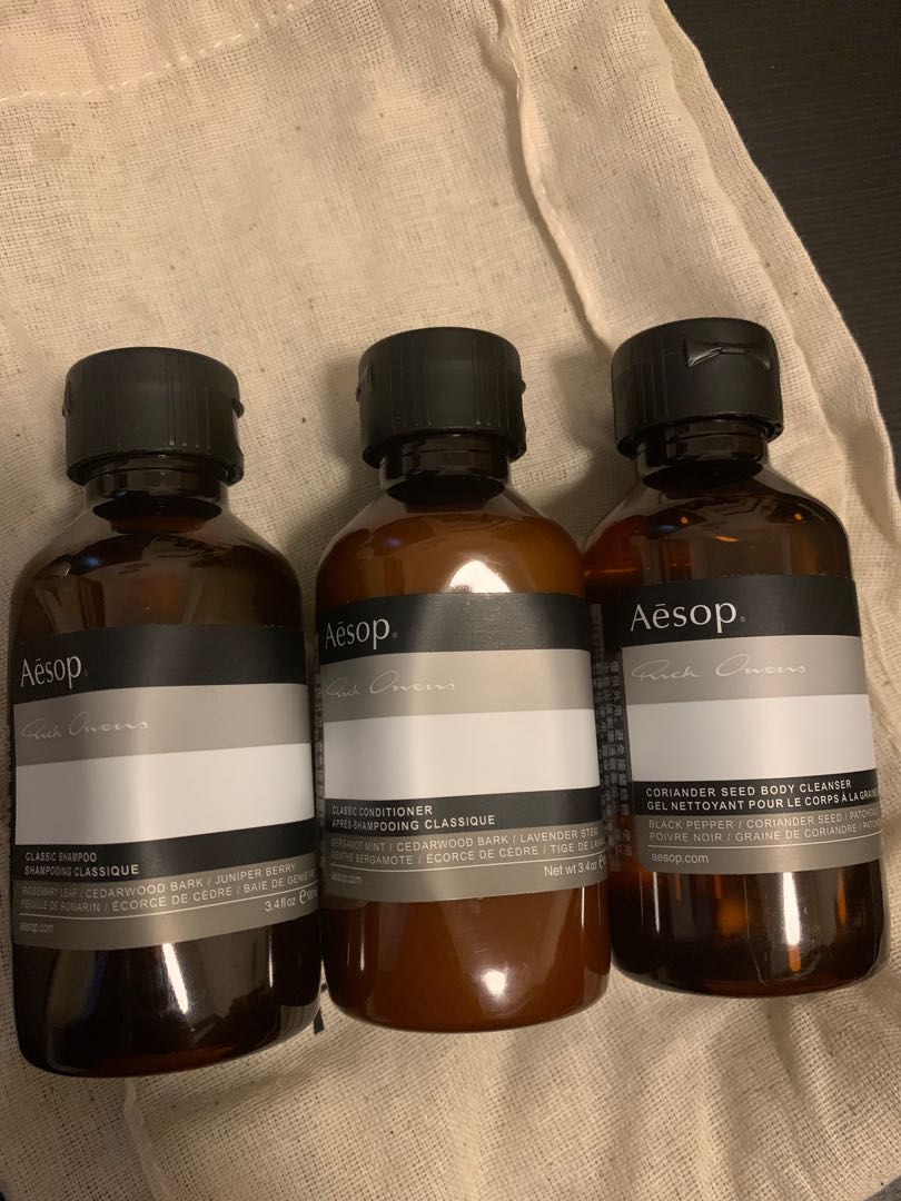 Aesop Classic Shampoo/ Conditioner/ Coriander Seed Body Cleanser (100ml