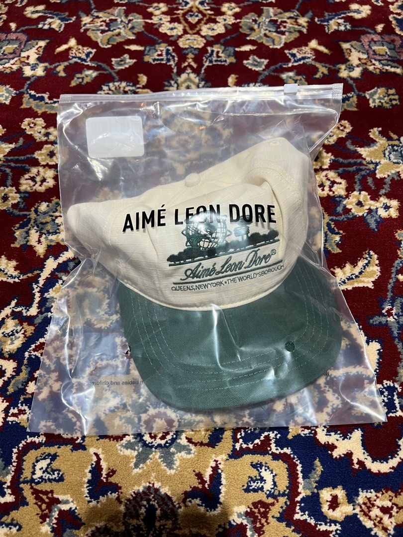 Aime Leon Dore Unisphere Cap Hat｜Cream, 男裝, 手錶及配件, 棒球帽