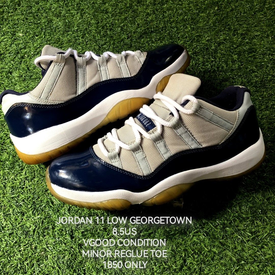 Jordan 11 online georgetown on feet