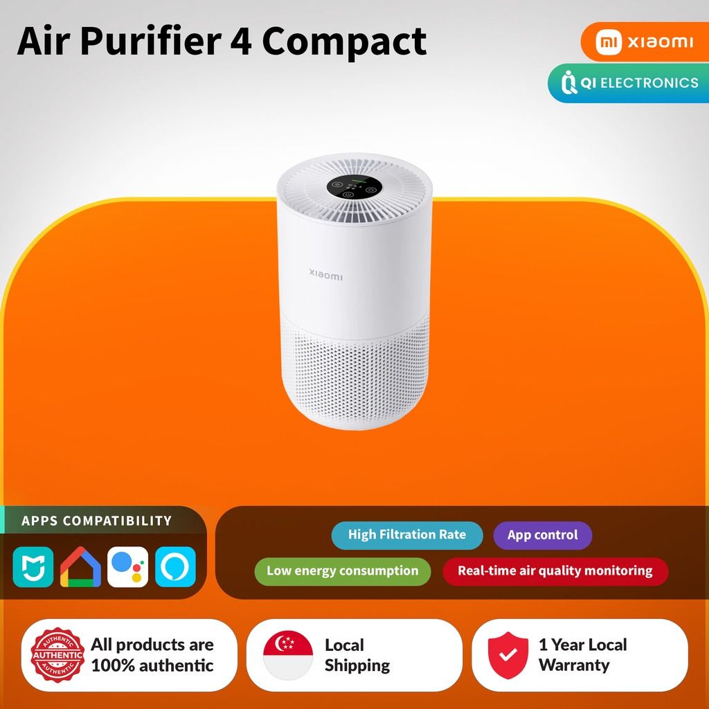 Xiaomi Mi Air Purifier 4 4 Pro 4 Compact Mi Smart Home OLED Screen Google Home Alexa Global Version