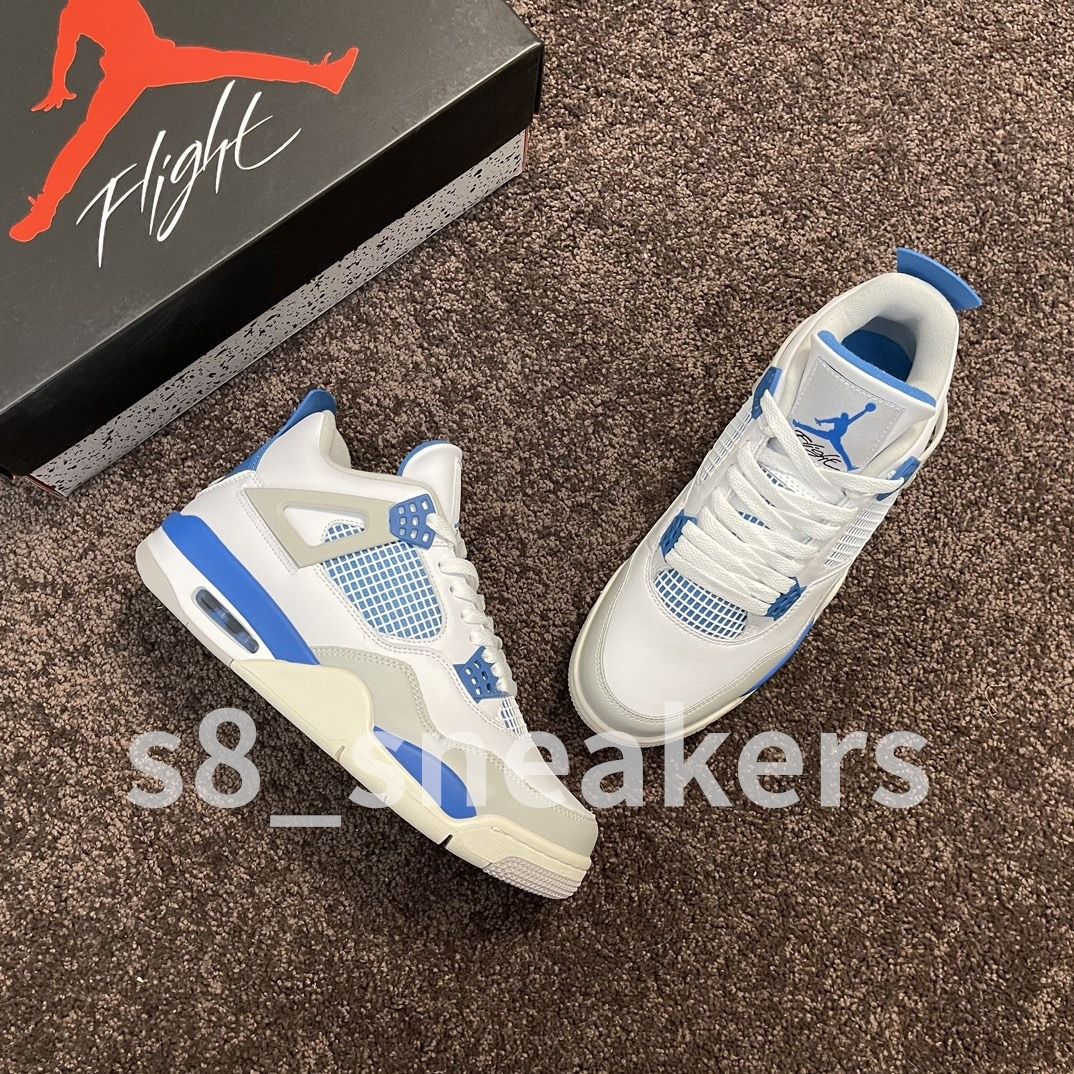 AJ4 Air Jordan 4 Military Blue Carousell