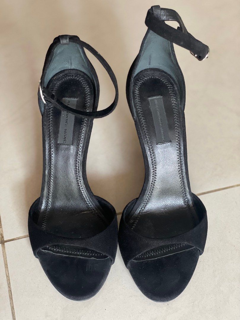 Alexander wang on sale heels black