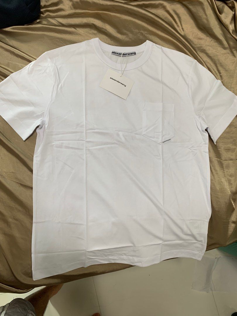 alexander wang white tshirt