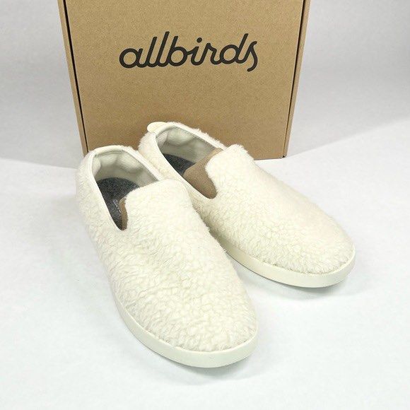 Allbirds white wool lounger W8 sneakers slip ons