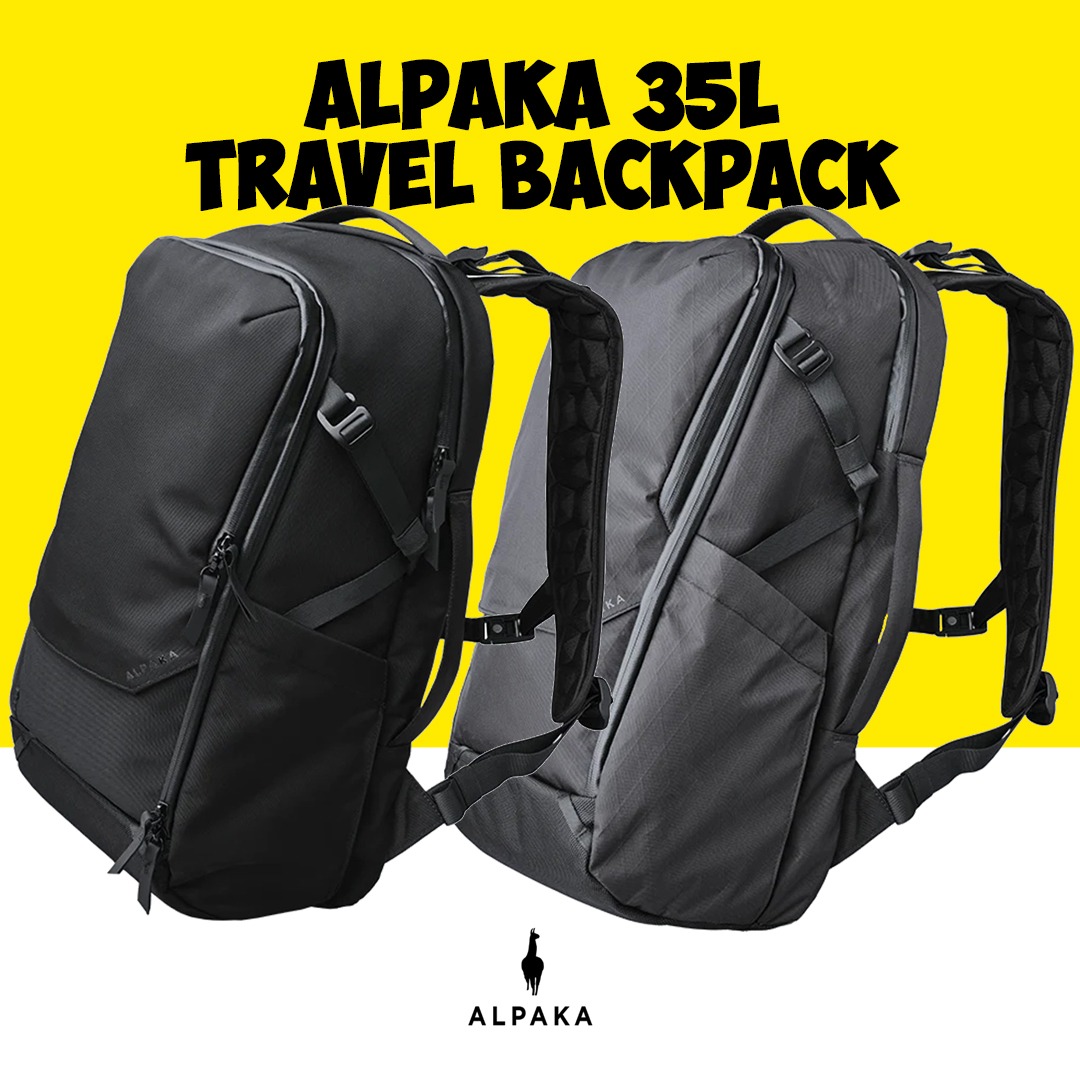 ALPAKA Element Travel Backpack 35L Fits Up To 16" Laptop City Or Backpacking  X-Pac VX42 USA, Men's Fashion, Bags, Backpacks on Carousell