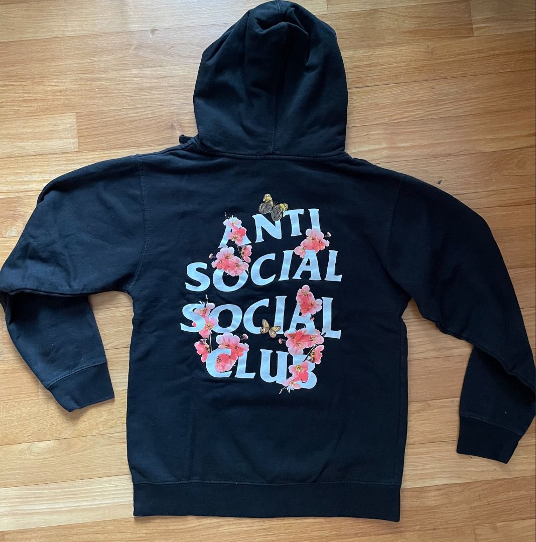 Authentic Anti Social Social Club Cherry Blossom Hoodie Kkoch