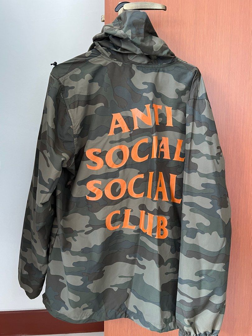 Anti social social club mak Camo Anorak