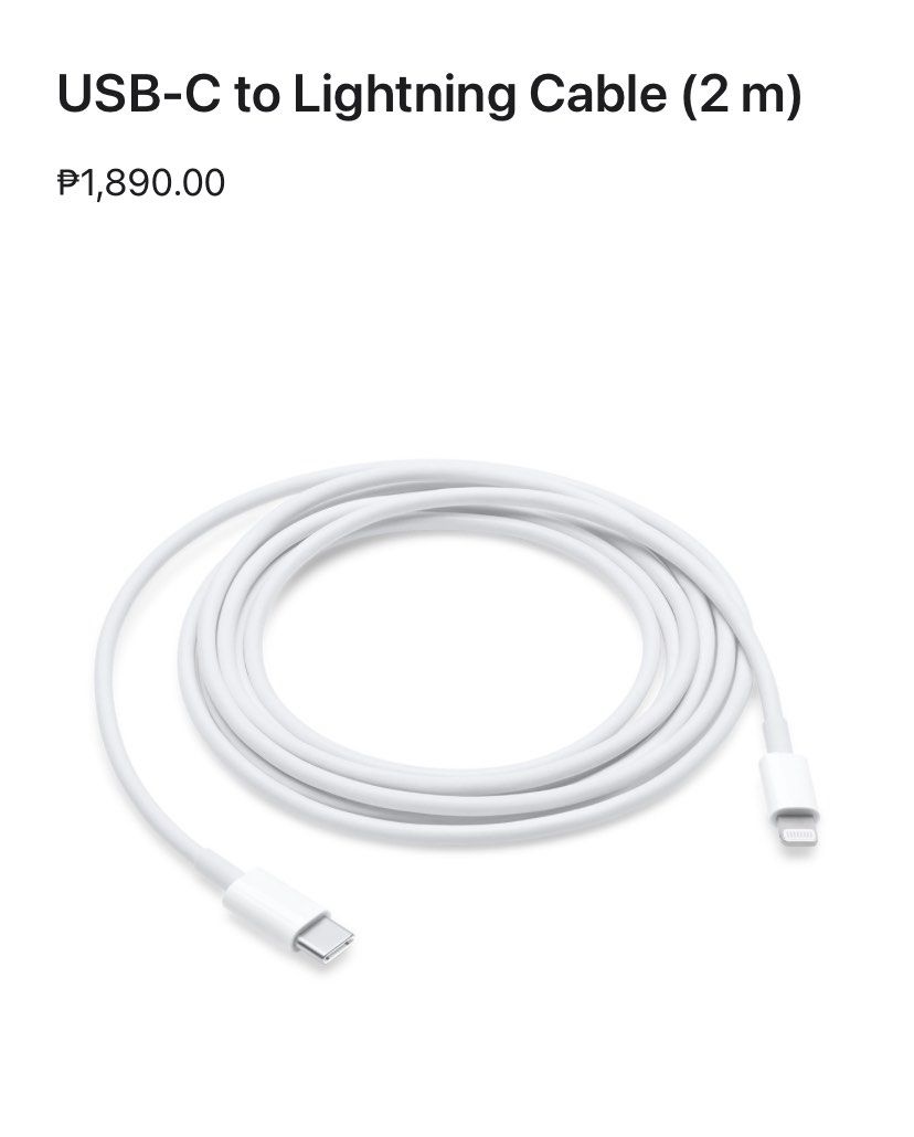APPLE USBC LIGHTNING CABLE, Mobile Phones & Gadgets, Mobile & Gadget