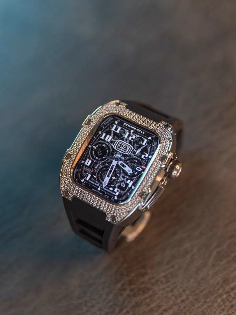 Apple Watch Diamond Face Rubber Strap Mobile Phones Gadgets