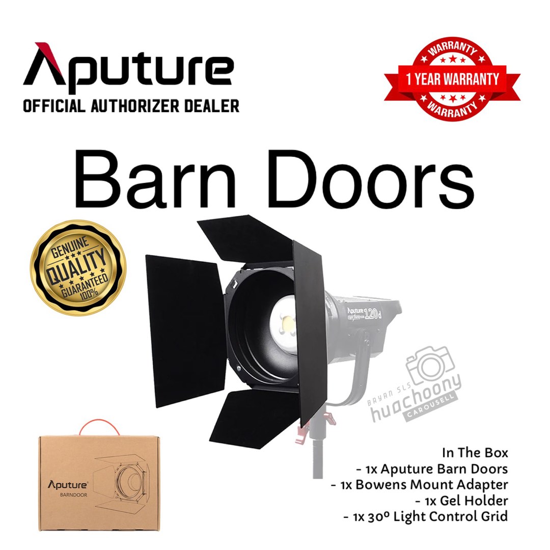 Aputure Barn Doors (2023), Photography, Photography Accessories ...