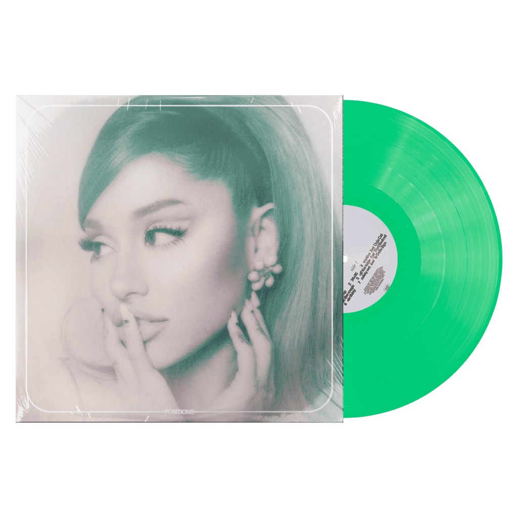 Ariana Grande Positions Spring Green Vinyl, Hobbies & Toys, Music ...