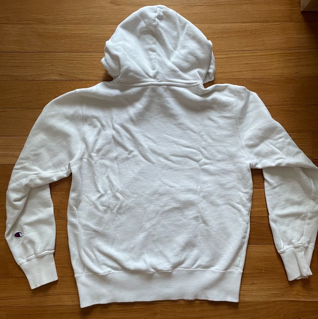 White champion hoodie size small shop