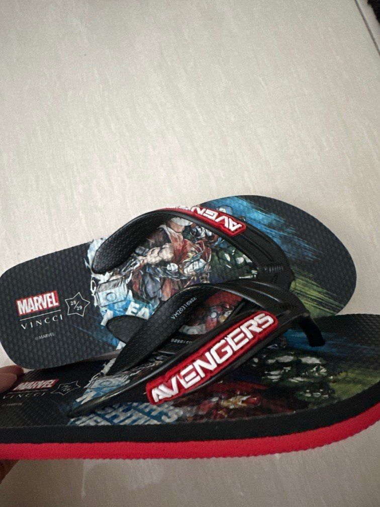 Mens best sale avengers slippers