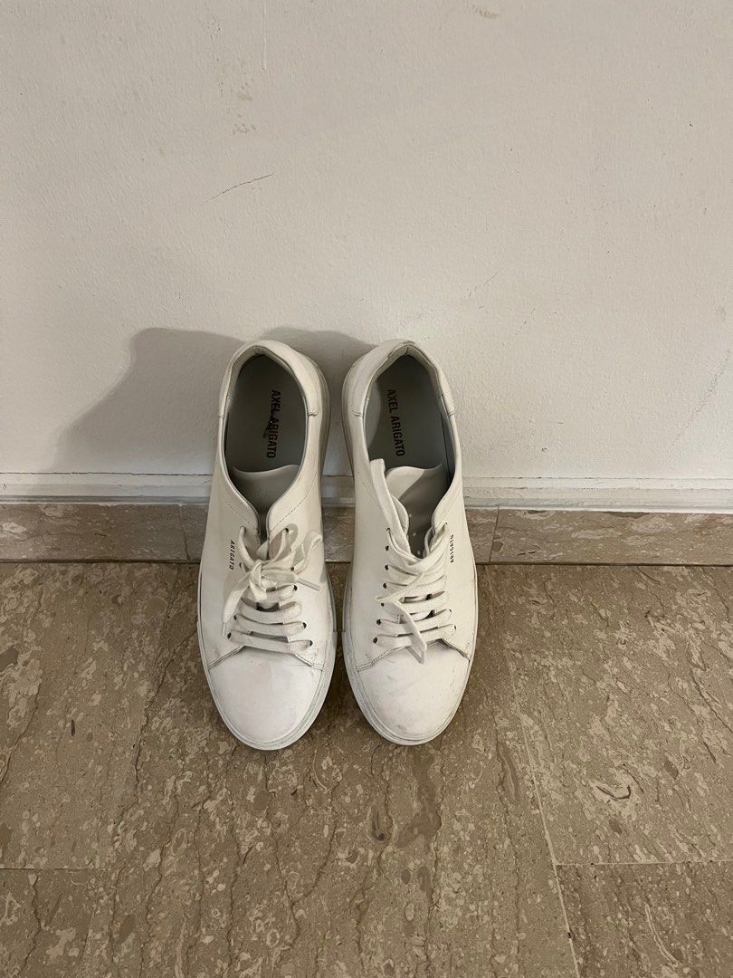 White designer sneakers mens store