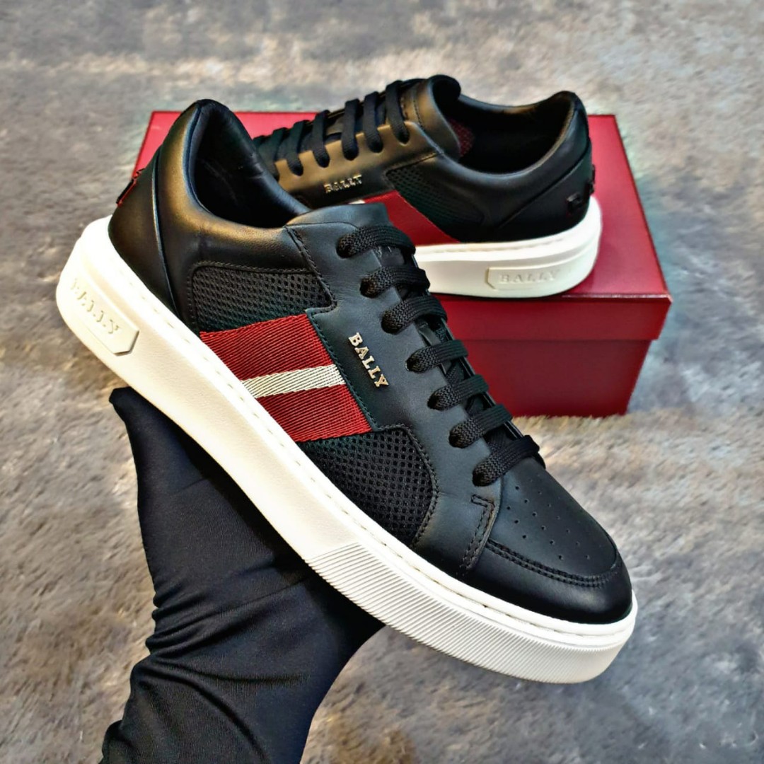 Bally Leather Sneakers on Carousell
