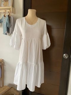 Bangkok White beach dress M-L