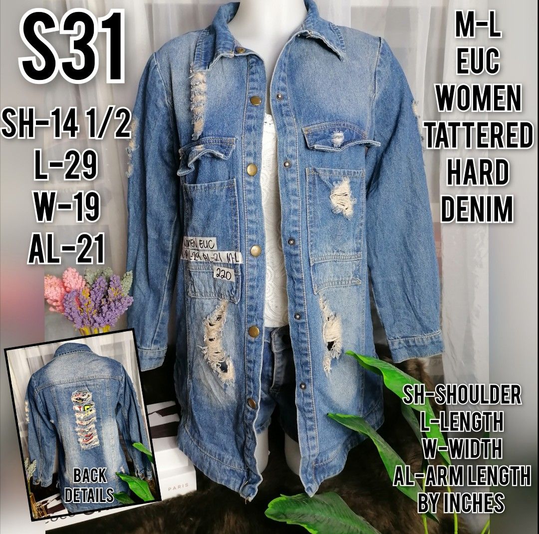 Batch 4 Preloved Denim Jacket Mix Men and Women on Carousell
