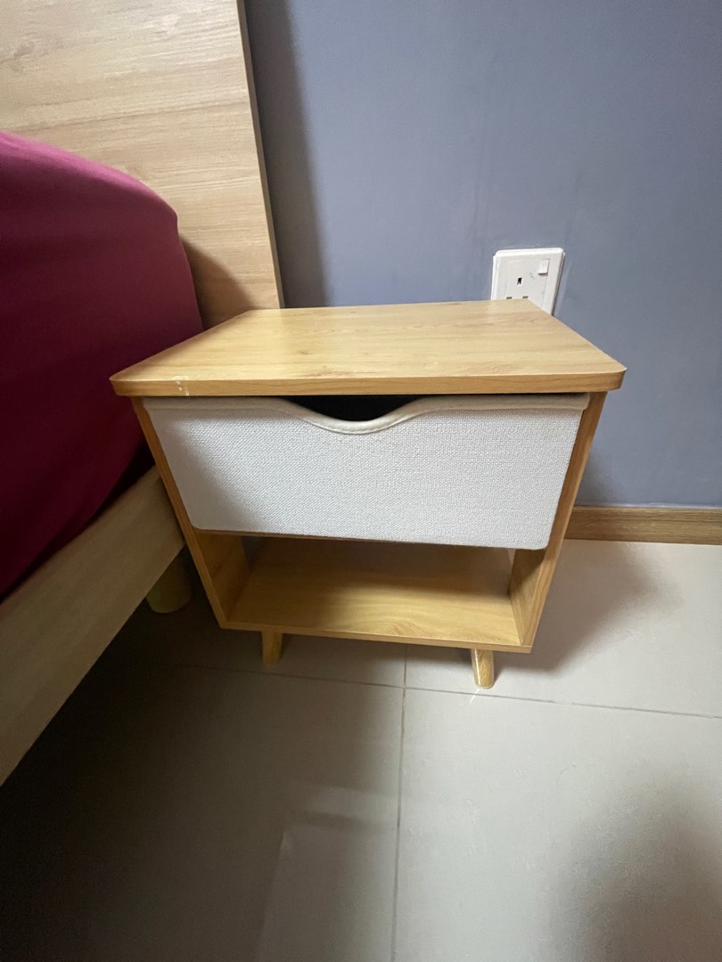 Bedside Table x2 pieces, Furniture & Home Living, Furniture, Tables