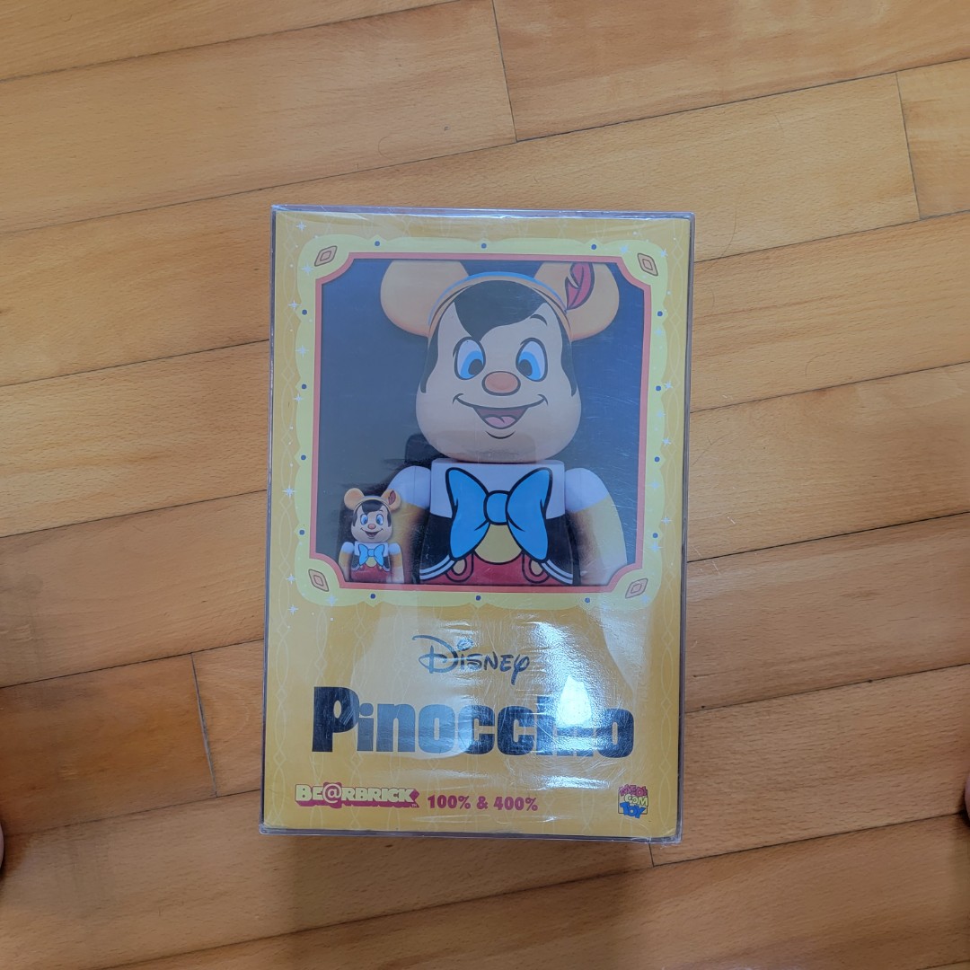 be@rbrick pinocchio 400% (BOX ONLY), 興趣及遊戲, 玩具& 遊戲類