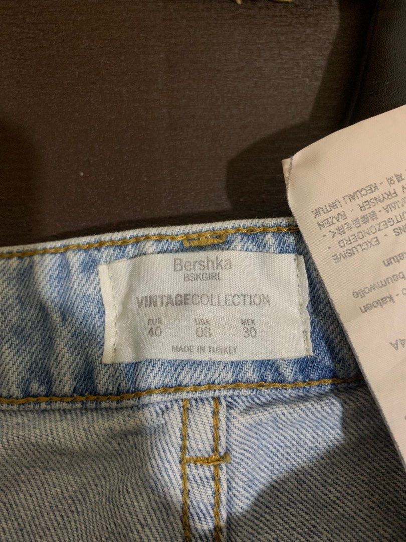 BERSHKA Vintage Collection Ripped Jeans on Carousell