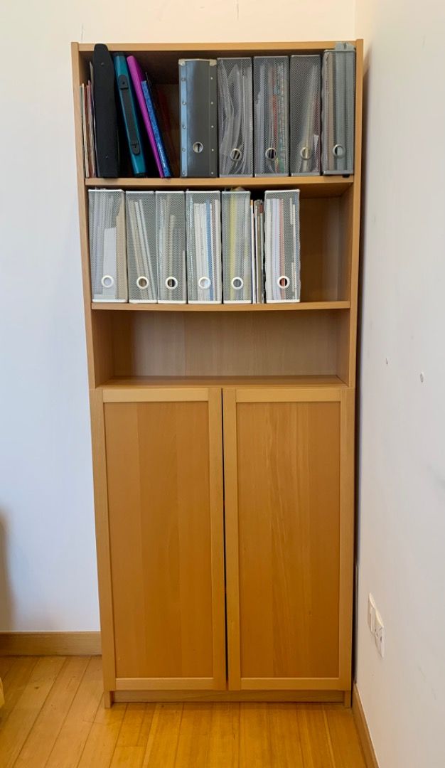 Billy bookcase with doors Furniture Home Living Furniture Shelves