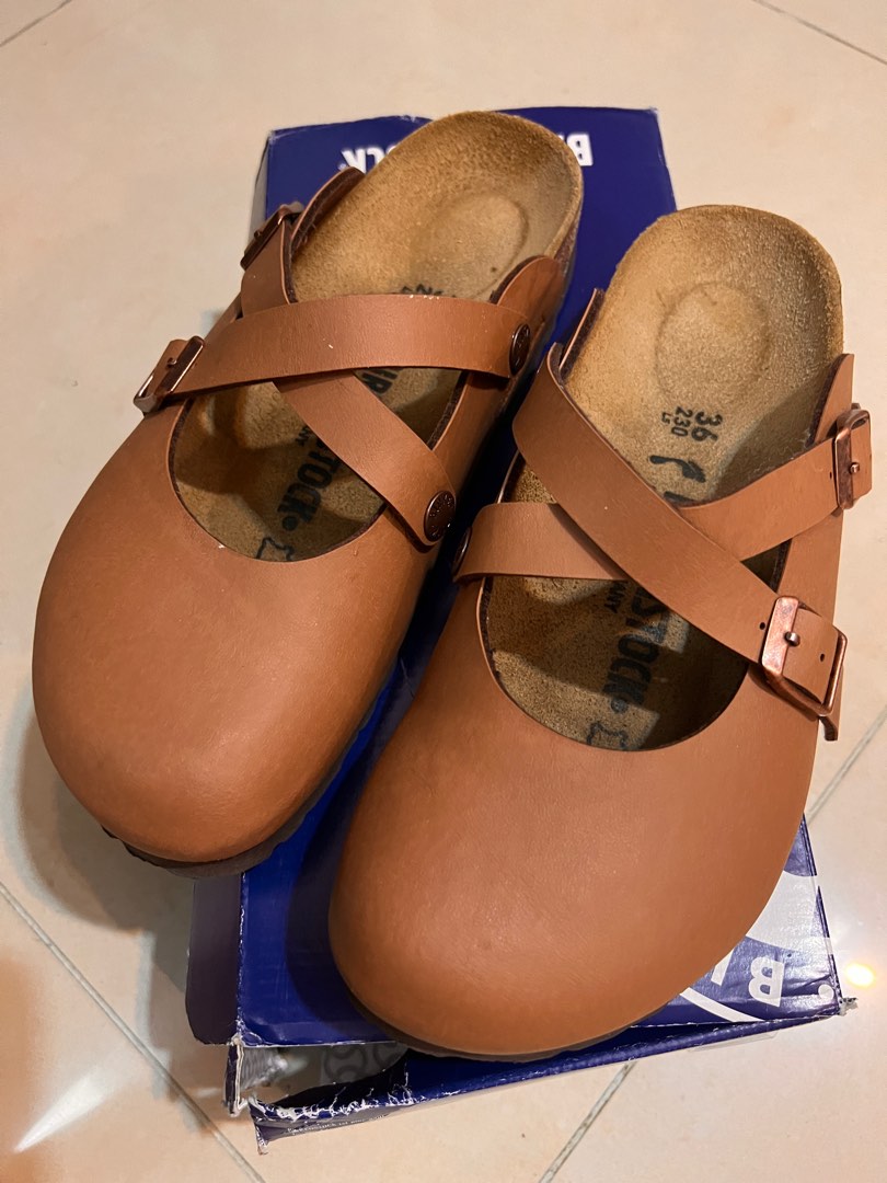 Birkenstock Rowley, 女裝, 鞋, 拖鞋- Carousell