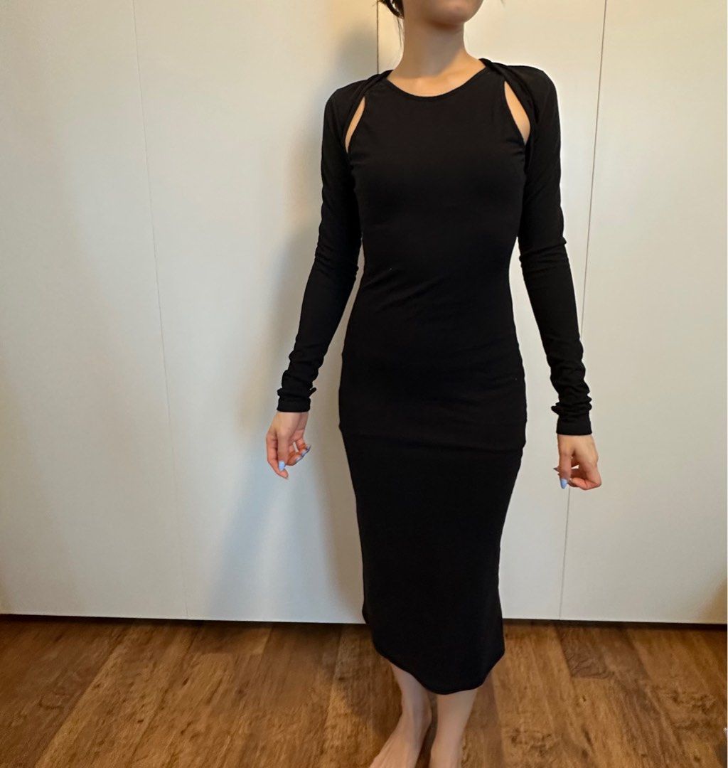 Lovers and friends black dress top