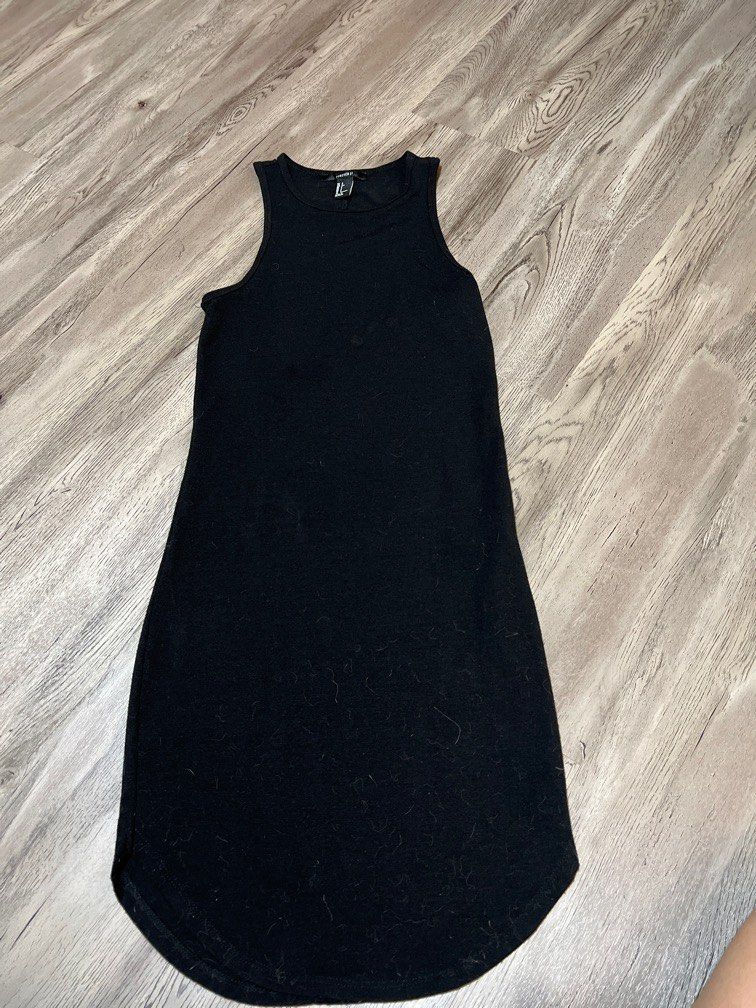 Black Dress Forever 21 UK US S size Women s Fashion Dresses Sets Dresses on Carousell