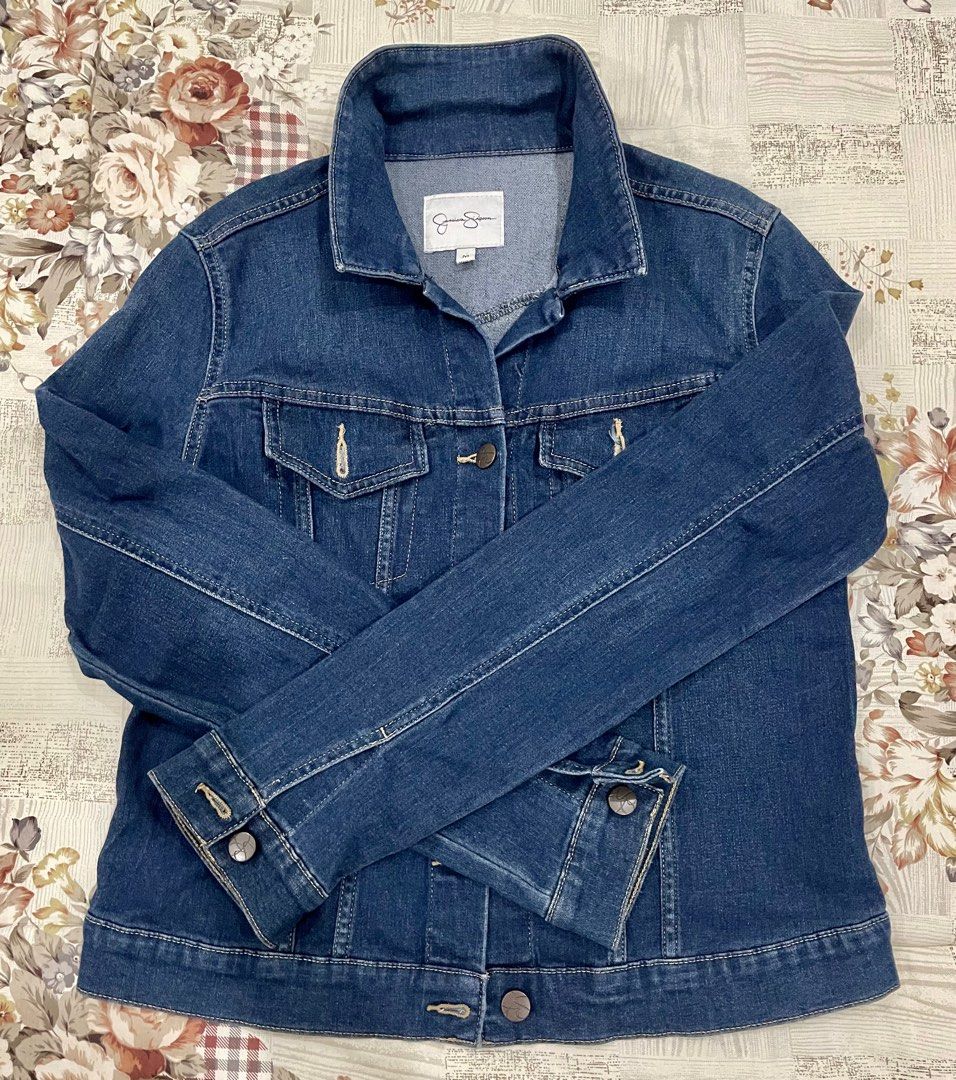 Jessica simpson 2024 blue jean jacket