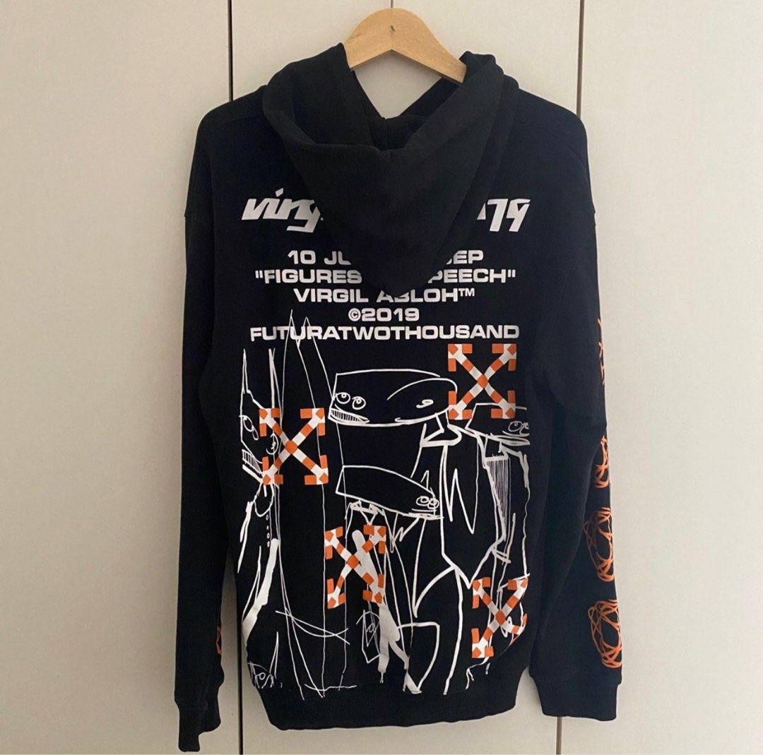 BNWT OFF WHITE Virgil Abloh x MCA Pyrex Hoodie