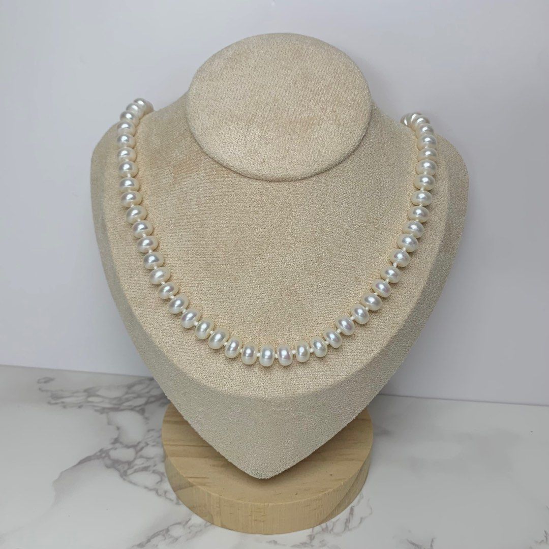 Fresh pearl necklace sale