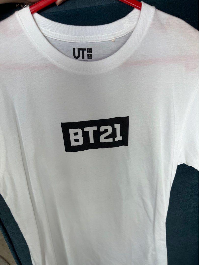 Bt21 Uniqlo Tee, Men'S Fashion, Tops & Sets, Tshirts & Polo Shirts On  Carousell