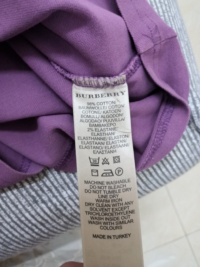 Burberry polo washing hotsell
