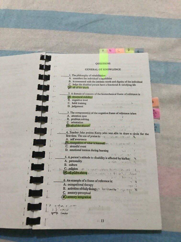 Cabatan OT Reviewer on Carousell