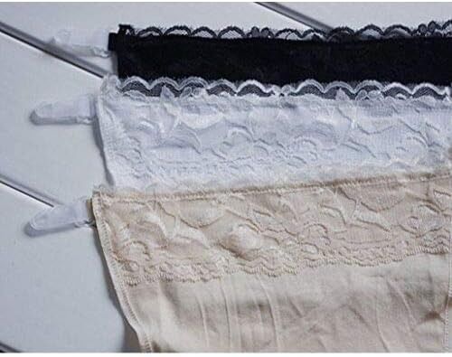 Cami Secret Clip-On Mock Camisoles Cleavage Cover (Set of 3 Black