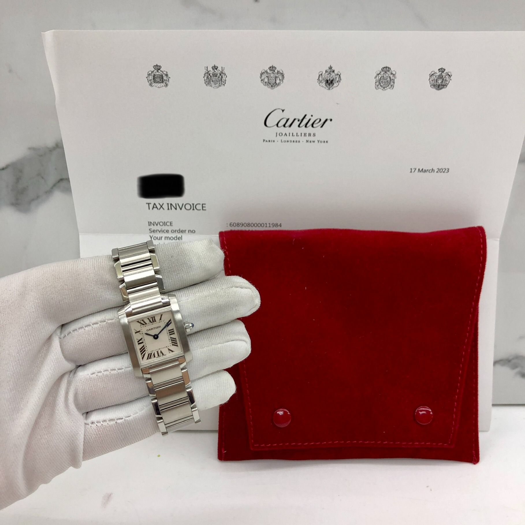 Cartier tank outlet francaise w51008q3