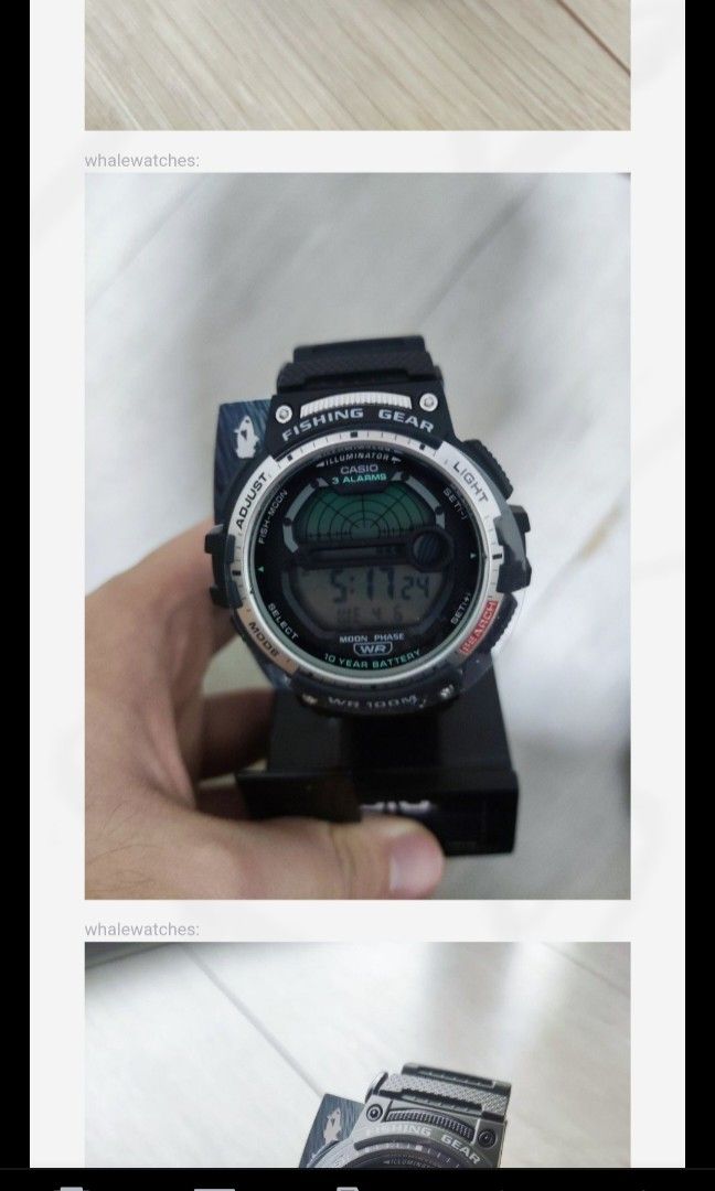 Casio fishing hotsell