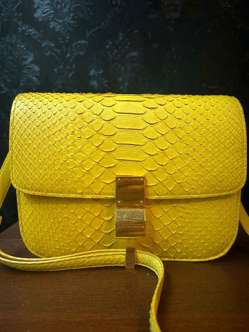 Celine box bag python discount