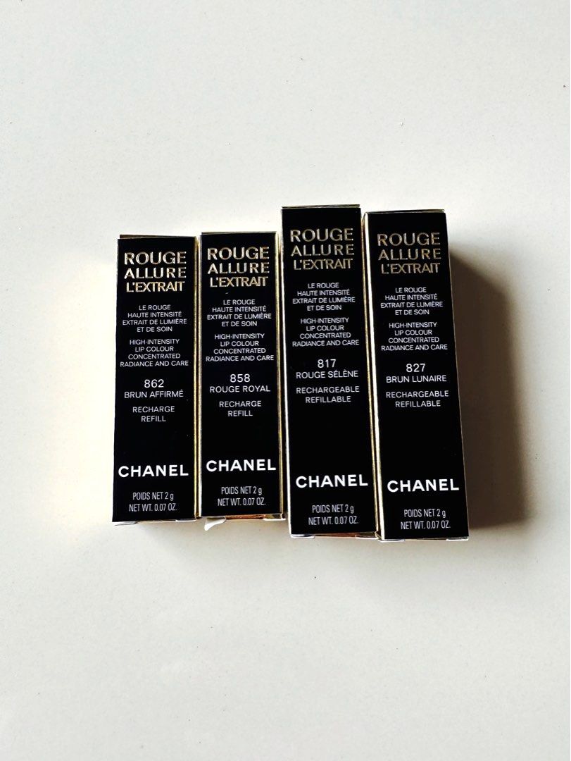 Chanel Rouge Allure L'Extrait & Refillable, Beauty & Personal Care, Face,  Makeup on Carousell