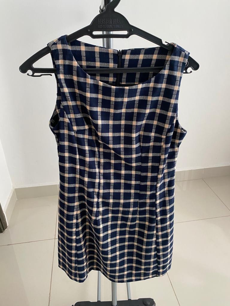 Checkers Dress, Women's Fashion, Dresses & Sets, Dresses on Carousell