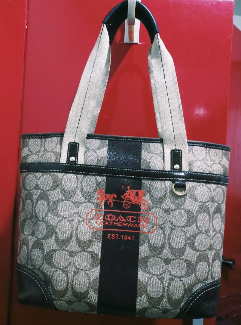 Coach Heritage Bag, Luxury, Bags & Wallets on Carousell