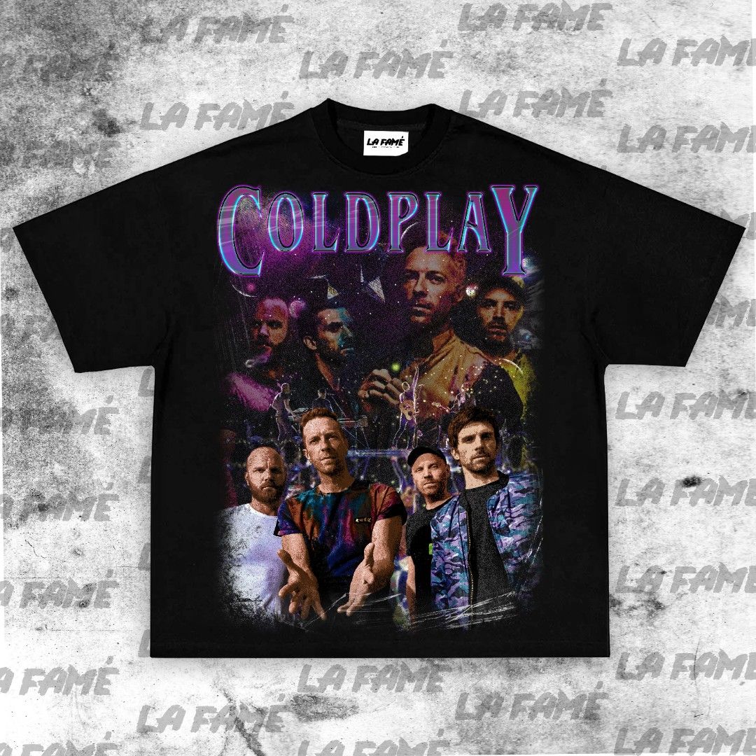 COLDPLAY CONCERT TEE, Men's Fashion, Tops & Sets, Tshirts & Polo Shirts ...