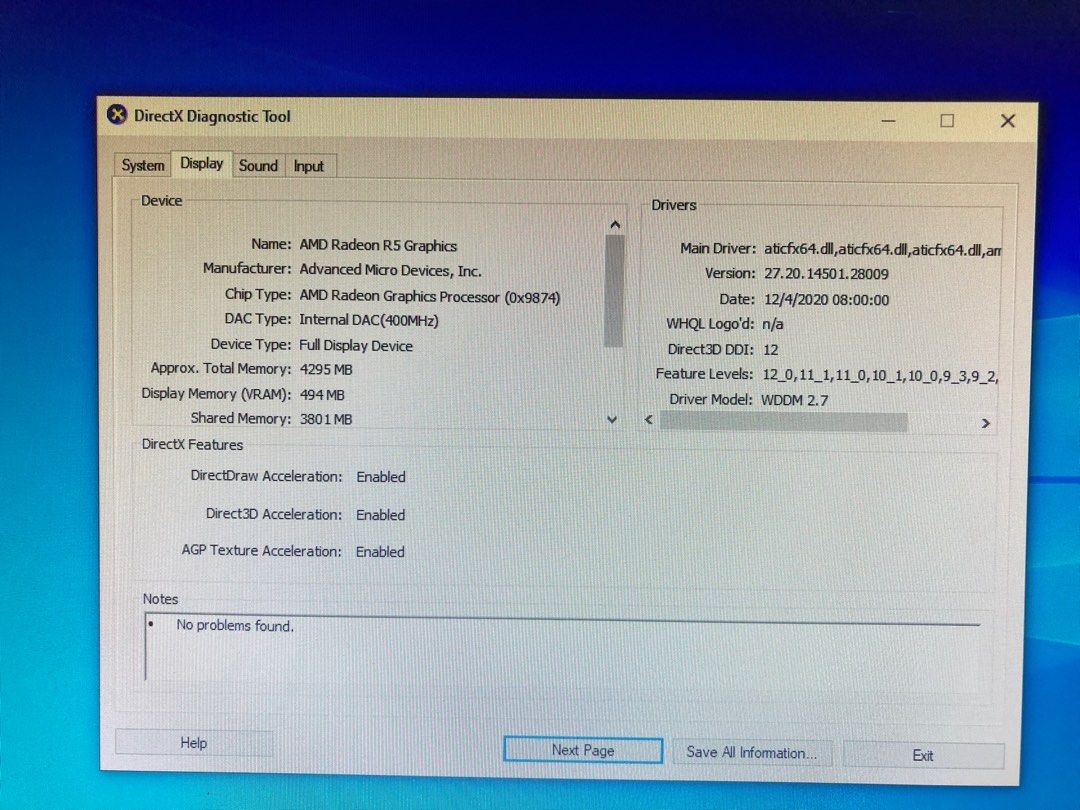 Computer Set - AMD A6-7480 Radeon R5 / 8GB RAM / AMD Radeon R5 Graphics ...